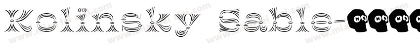 Kolinsky Sable字体转换